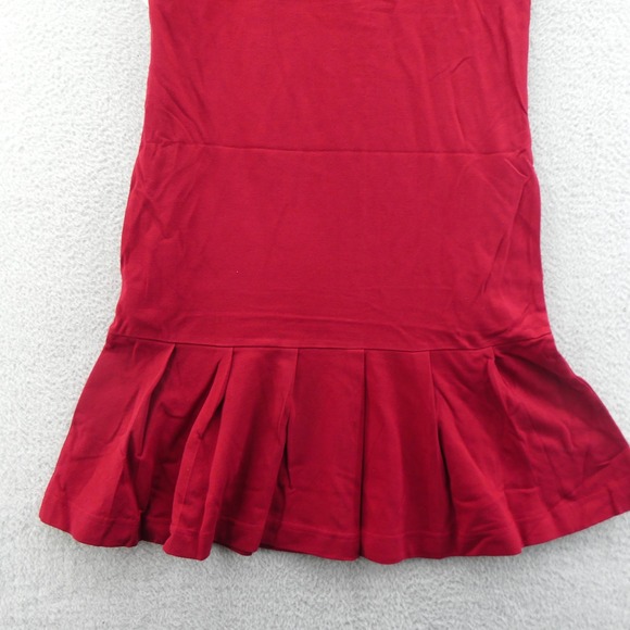 Tommy Hilfiger Dress Womens Small Arizona Cardinals Red Sleeveless Polo Pleated - Picture 7 of 8